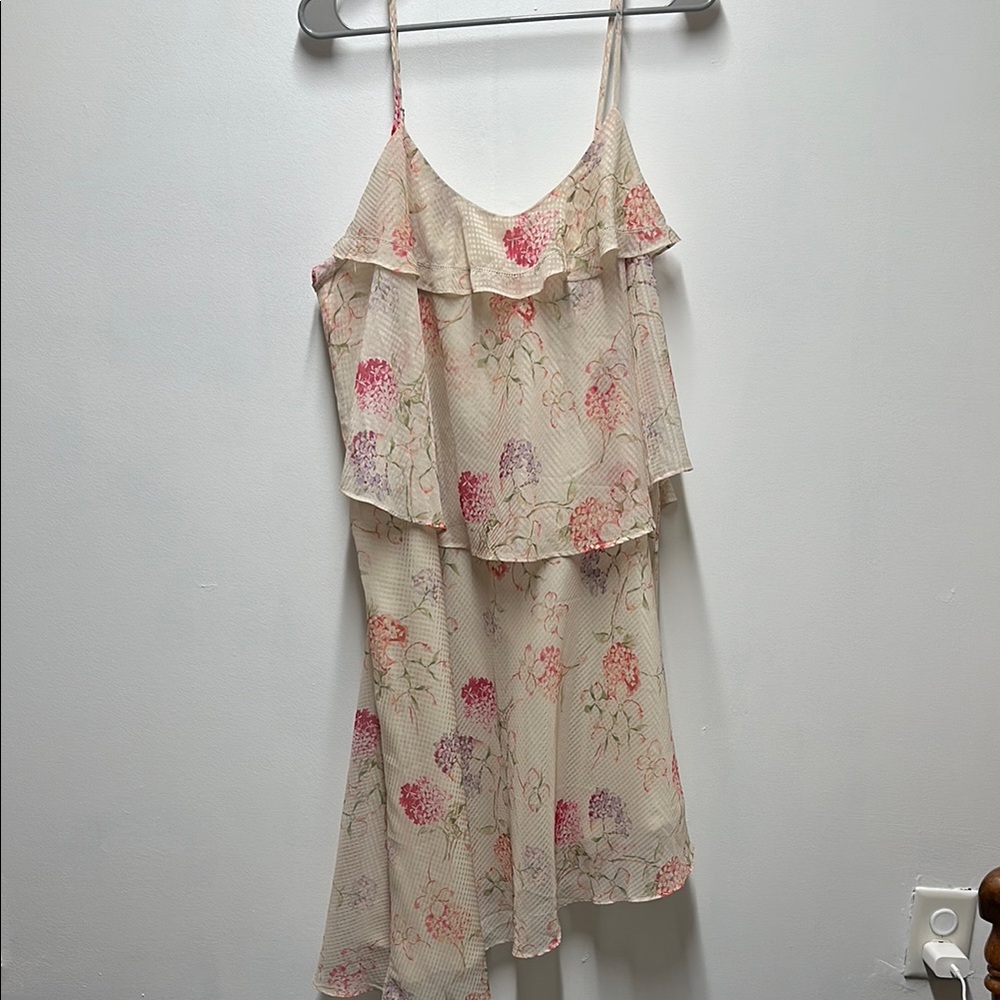 a new day Floral Print Dress with Pink and Cream